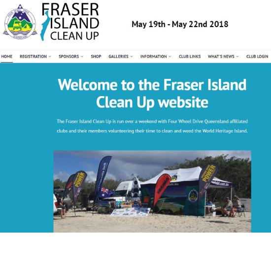 Fraser Island Kgari Cleanup Website designed and hosted by Keep Kalm Designs
